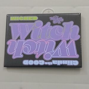 Wizard of Oz Fridge Magnet Wicked Witch & Glinda Colorful Text Retro Movie